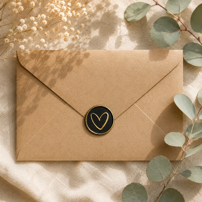 Corazón · Negro y dorado · Signature