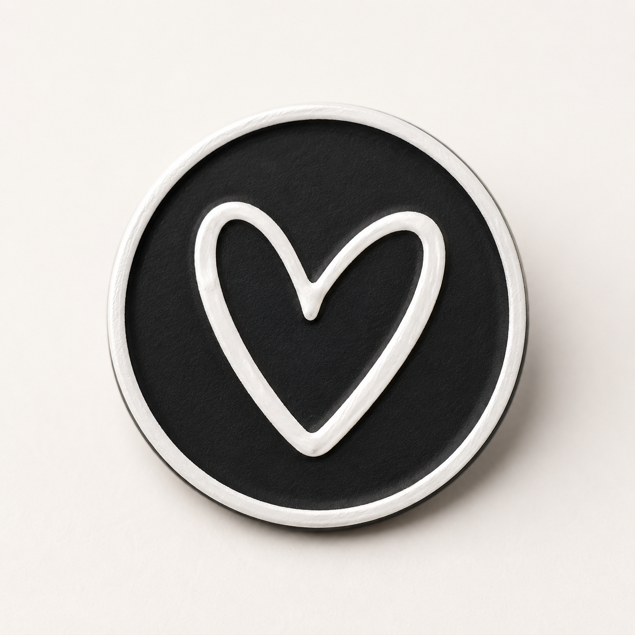 Corazón · Negro y blanco · Signature