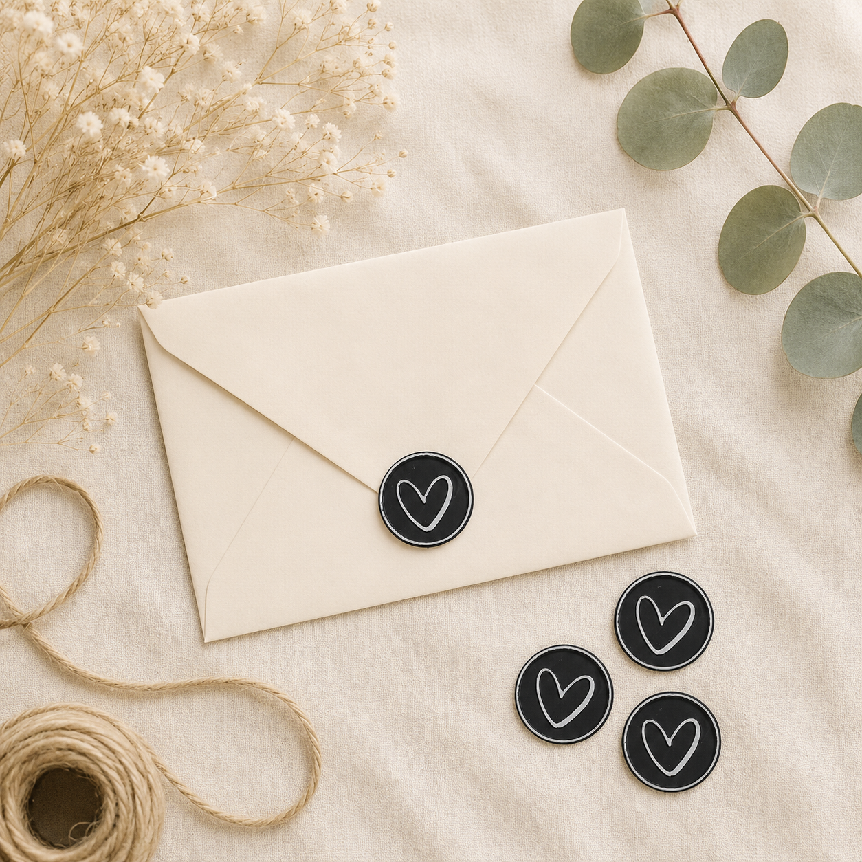 Corazón · Negro y blanco · Signature