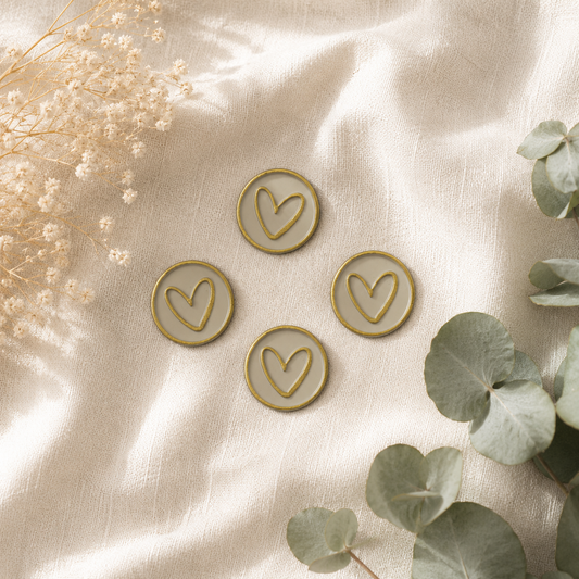 Corazón · Arena y dorado · Signature
