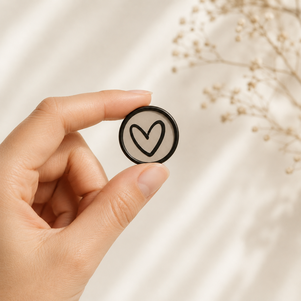 Corazón · Arena y negro · Signature